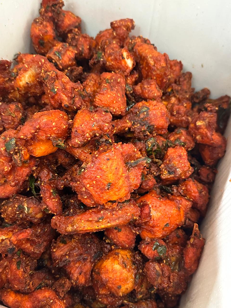 Chicken 65 Batch Preparation