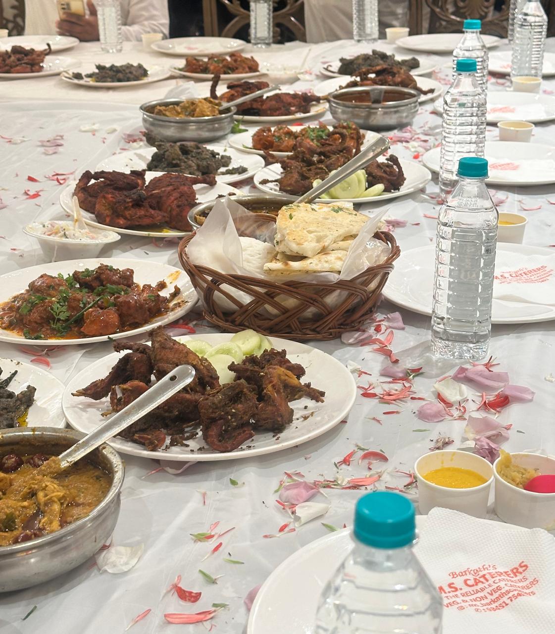 Live Event Dining Setup