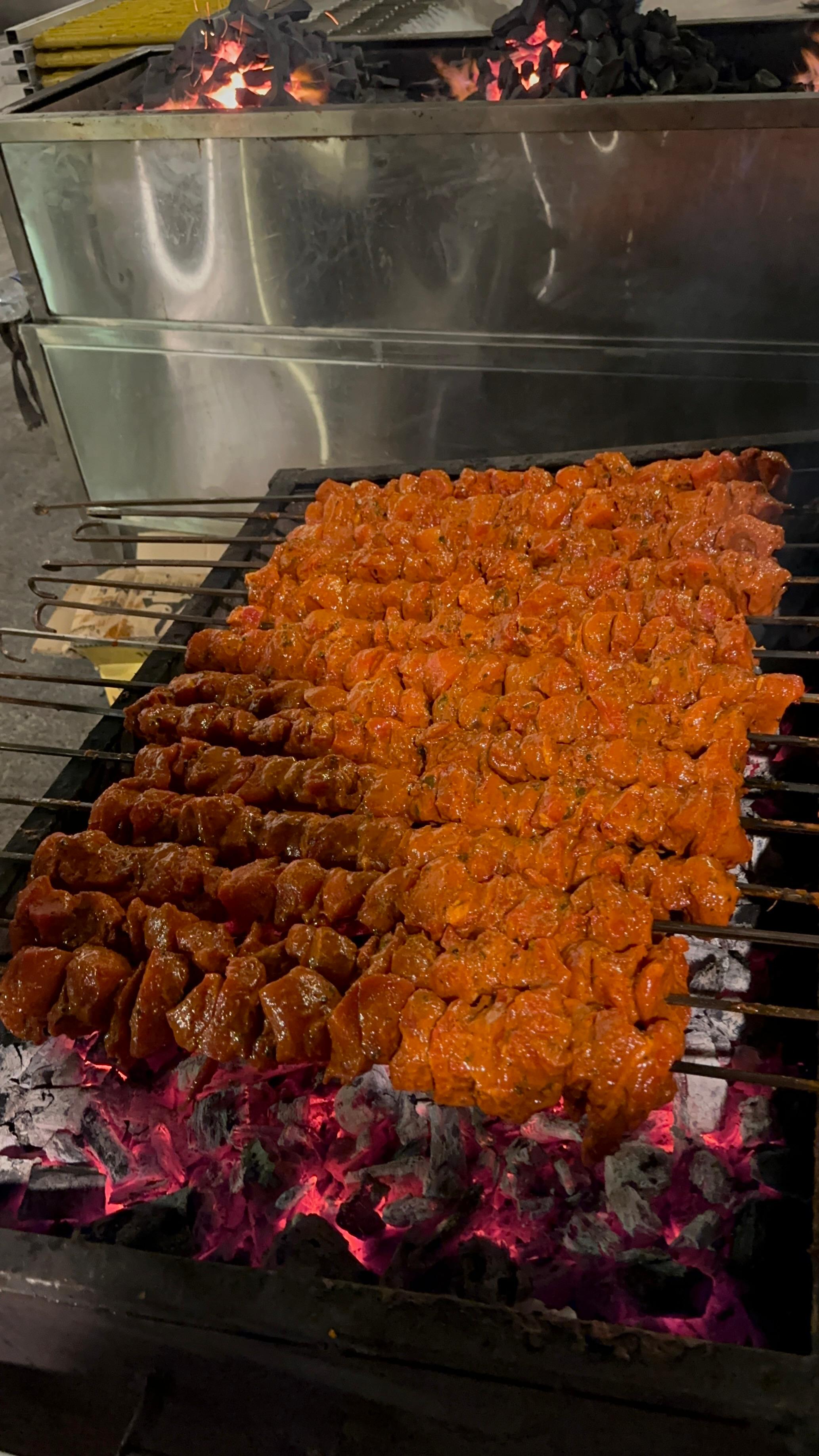 Live BBQ Skewer Station